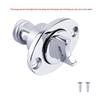 Sliver Marine Boat Drain Plug Kit Parts Universal with 2 Screws