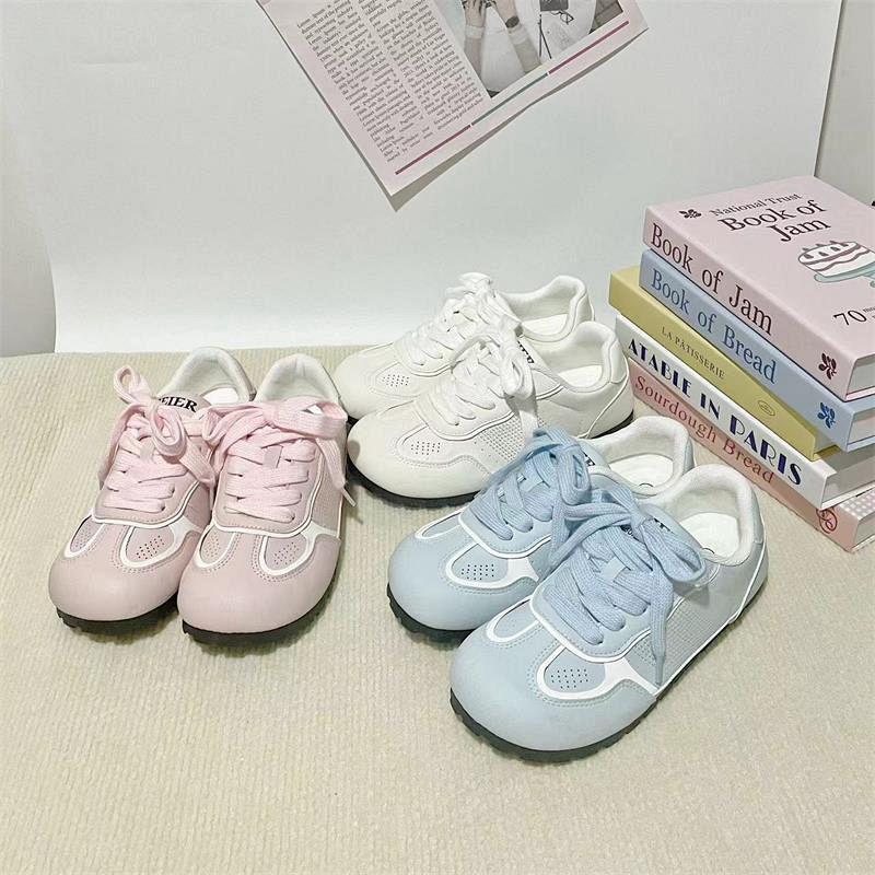 Мода 2024 Весна и Осень Новая Модная Женская Спортивная Обувь Уличный Отдых Полые Дышащие Удобные Туфли на Плоской Подошве Zapatillas