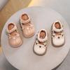 Детская обувь Осенние милые кожаные туфли принцессы для маленьких девочек Кроссовки с мягкой подошвой Универсальные повседневные туфли для школьных вечеринок Zapatillas