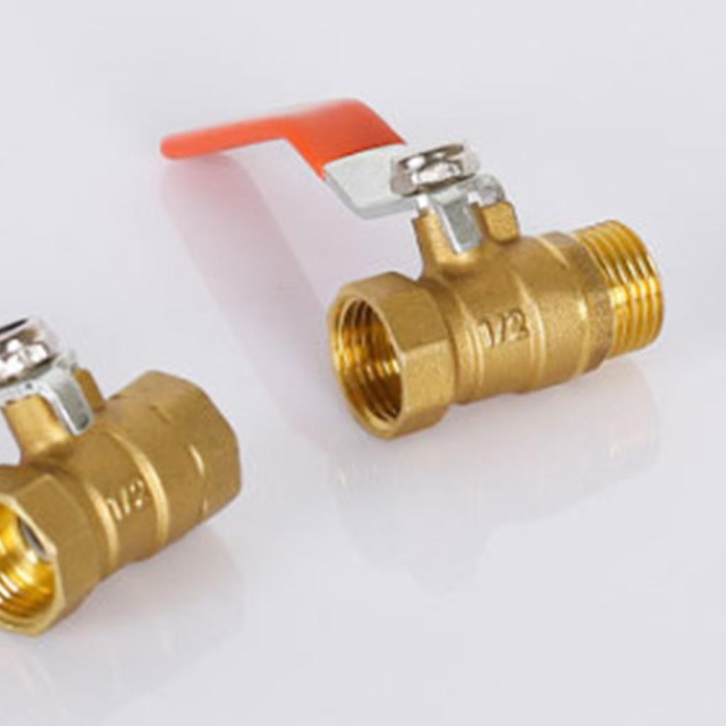 Multipurpose 3/4 Inch BSP DN20 Brass Round Valves Convenient for Water Systems with Male and Female Thread Designs