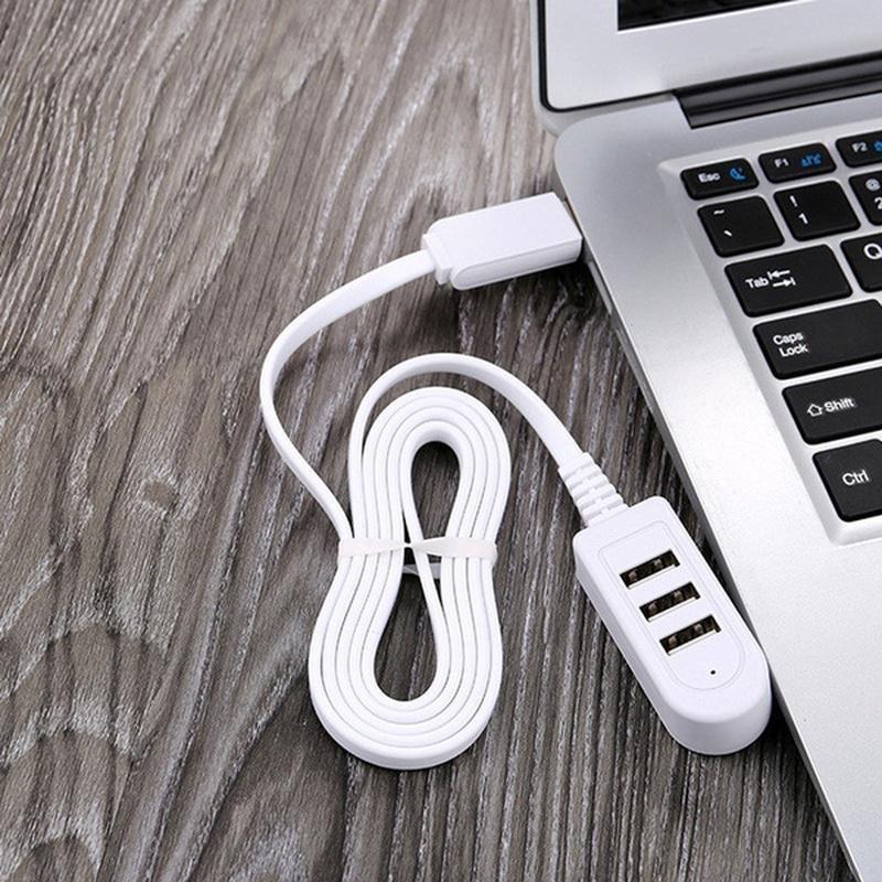 Новый микро-USB-концентратор, мульти-USB-порт, 3-портовый концентратор, USB-концентратор, высокоскоростной USB-разветвитель для ПК, компьютерные аксессуары