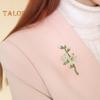 Women Brooch Flower Shape Anti-slip Wear-resistant Suit Coat Collar Hat Scarf Decoration Clothes Pin Prom Party Garment Jewelry