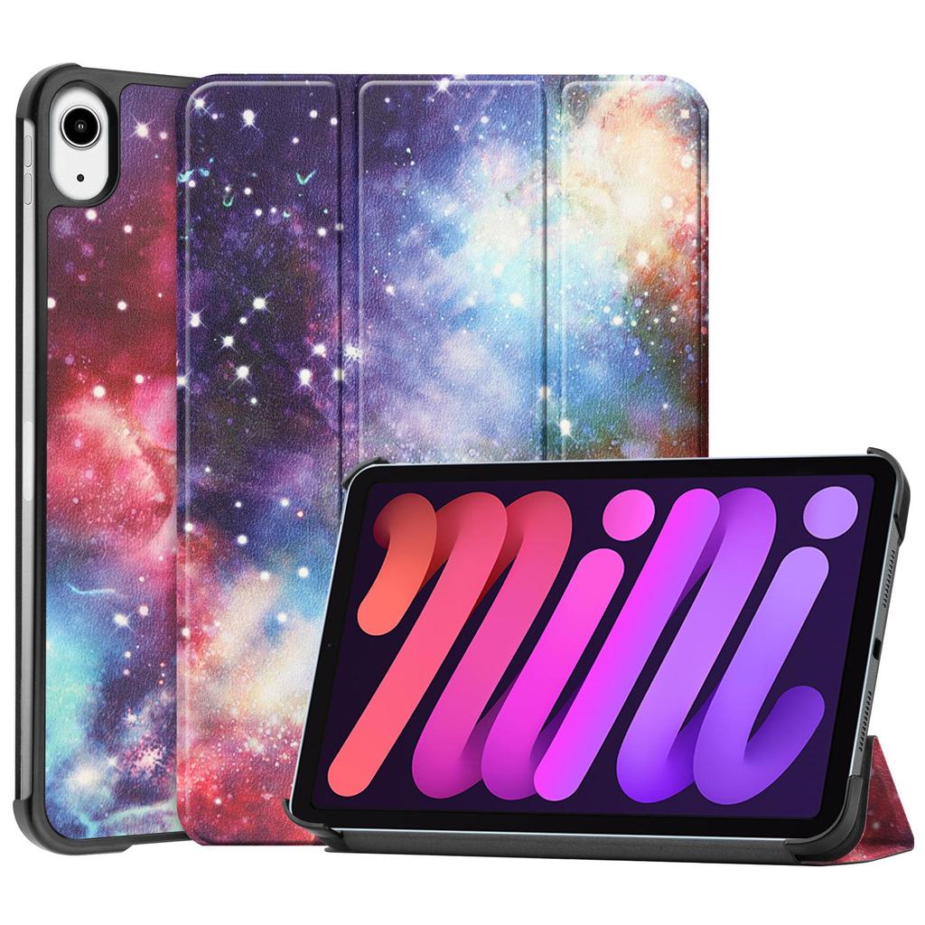 Чехол для iPad mini6 2021, чехол для планшета, трехстворчатый кронштейн, окрашенный чехол для планшета, магнитный защитный чехол для Funda Ipad mini 6 2021