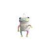 Shinada Global Mochi Series Mochikaeru Rainbow (mini) Plush Frog Animal Toy, 7 x 5 x 14 cm, MOKR-0088R