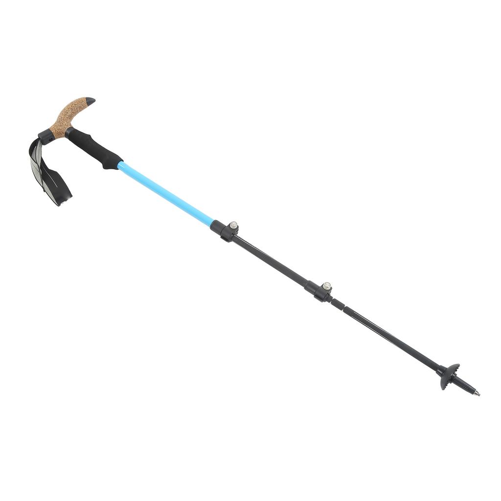 Палка для пешего туризма, регулируемая телескопическая, для ходьбы на открытом воздухе, для пожилых людей, нескользящая, спортивное снаряжение Sky