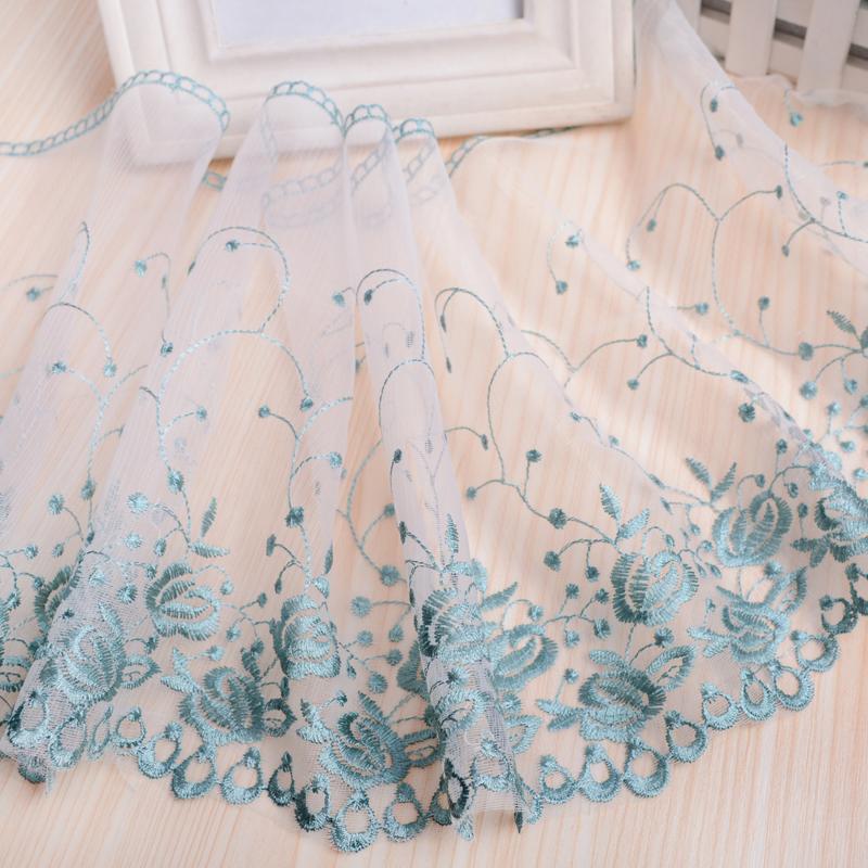 1 м красочная вышивка кружево DIY женское свадебное платье одежда ткань колыбель домашний текстиль отделка дивана шириной 25 см