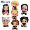Cartoon Demon Slayer Plush Toys Kawaii Kamado Tanjirou Agatsuma Zenitsu Kamado Nezuko Stuffed Dolls Lovely Pillow