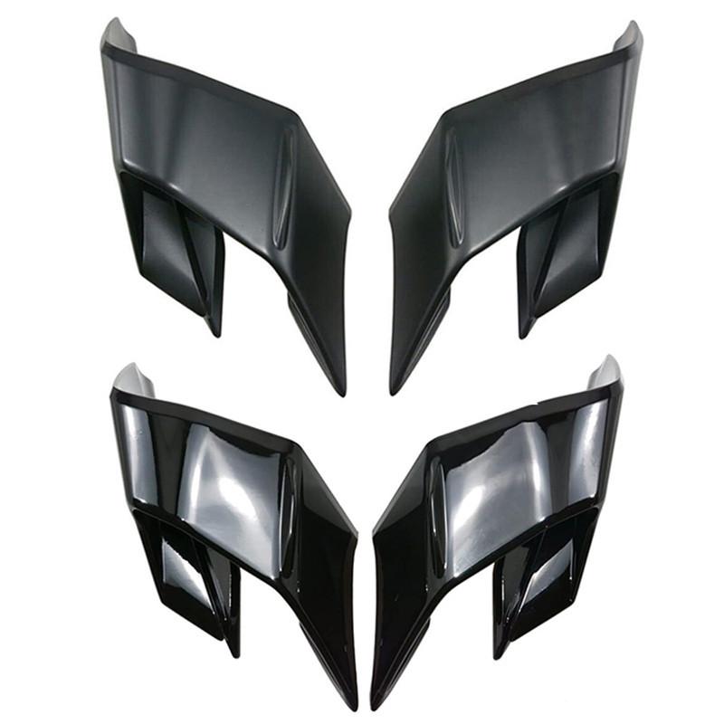 2Pcs Motorcycle Front Side Winglets Aerodynamic Wing Fin Spoiler For Yamaha YZF R1 R1M 2015-2024