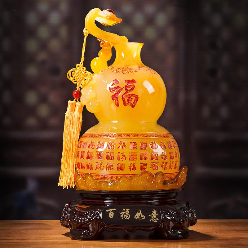 Украшение из тыквы Ruyi для дома, винный шкаф, домашний дом, гостиная, ТВ-шкаф, винный шкаф, декор, подарки на новоселье, украшения