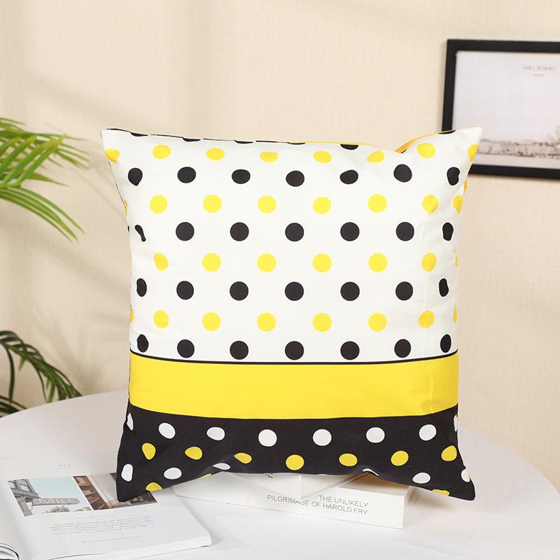 Скандинавская наволочка для диванной подушки, персиковая кожа, короткий плюш, геометрическая, простая, мультяшная наволочка, подушка для эркерного окна, мягкая