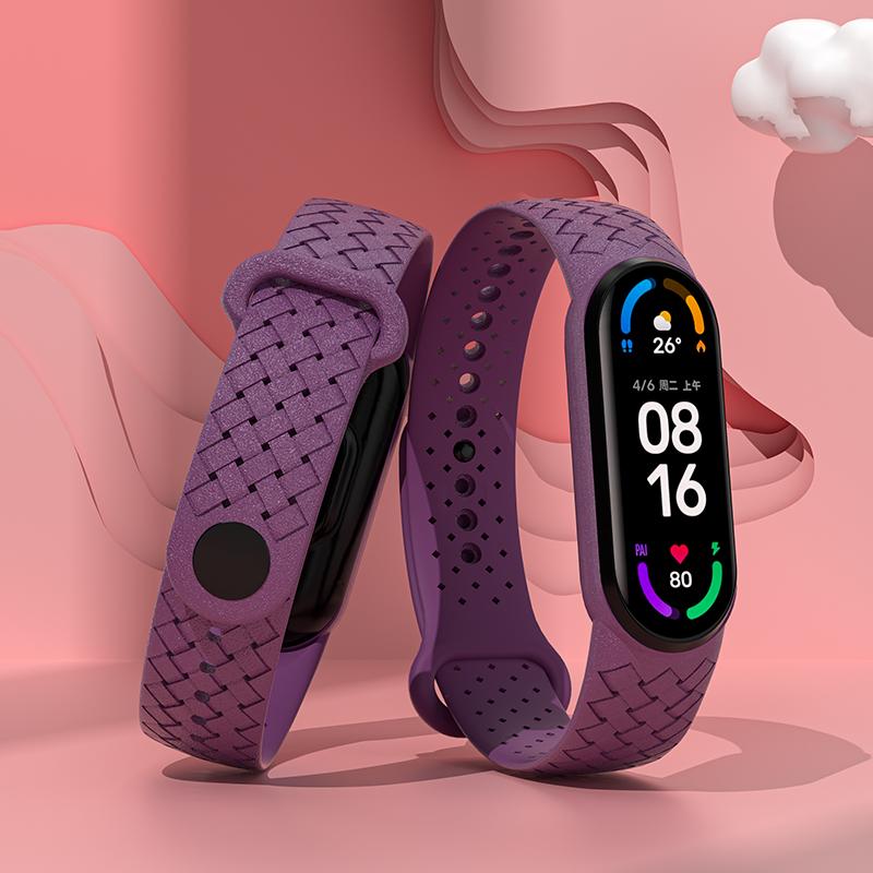 Мягкий силиконовый браслет для Mi Band 7 6 Ремешок Быстрая замена Спортивные умные часы Ремешок для xiaomi Mi band 3 4 5 6 7 Ремешок