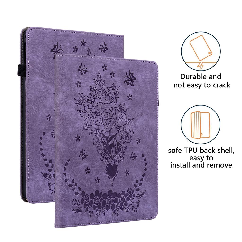 For Lenovo Tab One 8.7 K9 TB-305FU TB-X305XU 2025 Case Rose Flower Case Soft Back TPU Tablet Cover