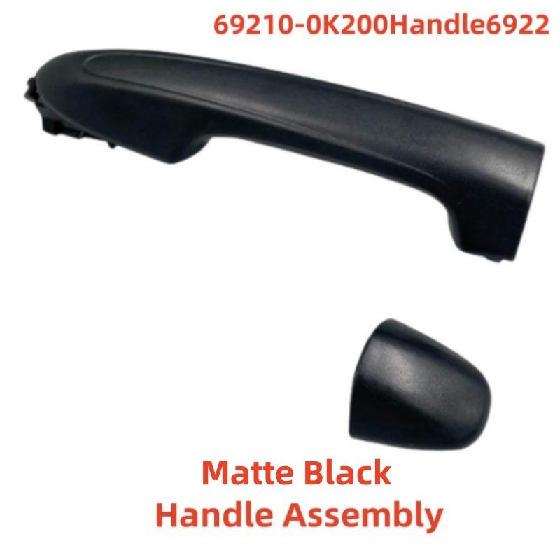 69210-0K200 Handle 6922 Chrome Accessories Tools For Toyota Hilux Revo 2015 2016 2017 2018 Glossy Black Handle Assembly