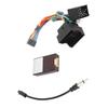 Car Power Cable Audio Wiring Harness Adapter with Canbus Box Replacement for F30 F10 X5 E46 E39 E53