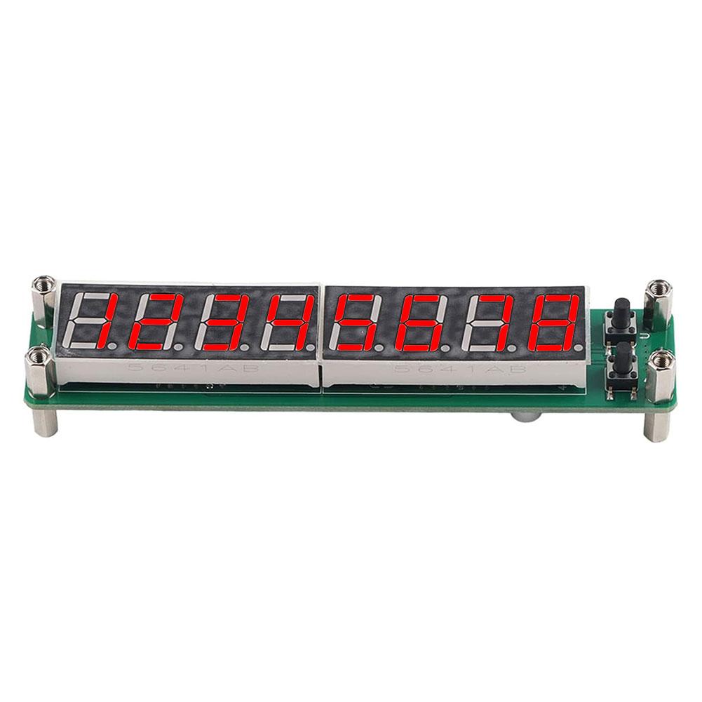 PLJ-8LED-R Цифровой измеритель частоты Тестер 0,1 МГц-2,4 ГГц Цифровой измеритель частоты ВЧ Светодиодный дисплей 8-битный дисплей DC 8 В-15 В