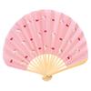 Sanrio Складной веер Hello Kitty из бамбука и включает в себя удобный чехол для переноски (Основной блок бумага, чехол полиэстер) (Номер продукта 493325)