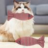 Игрушки из кошачьей мяты, дизайн мультяшной рыбы, прочный, устойчивый к укусам, скрежетание зубами, снимает скуку, интерактивная игрушка из кошачьей мяты для кошек