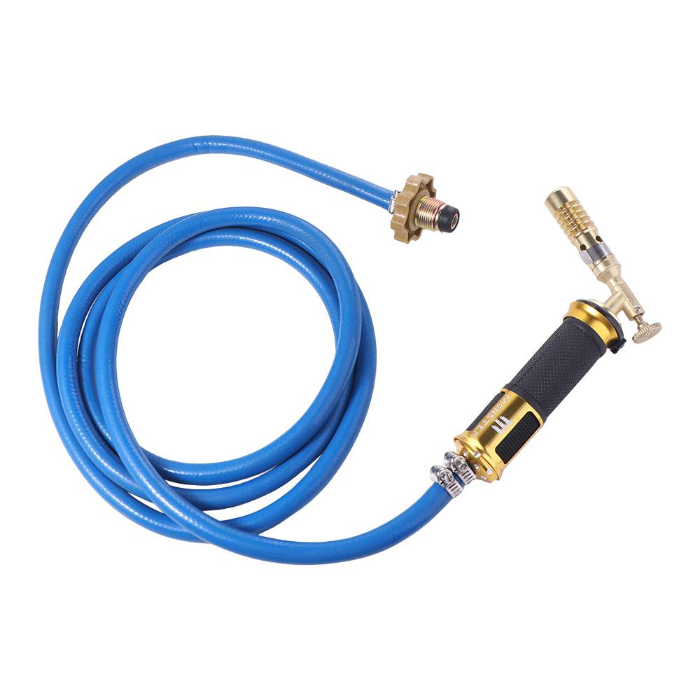 Прочная медная горелка для сжиженного пропан-газа, алюминиевая ручная сварочная горелка с пламенем, высокотемпературный паяльный инструмент 2,5 м для приготовления пищи