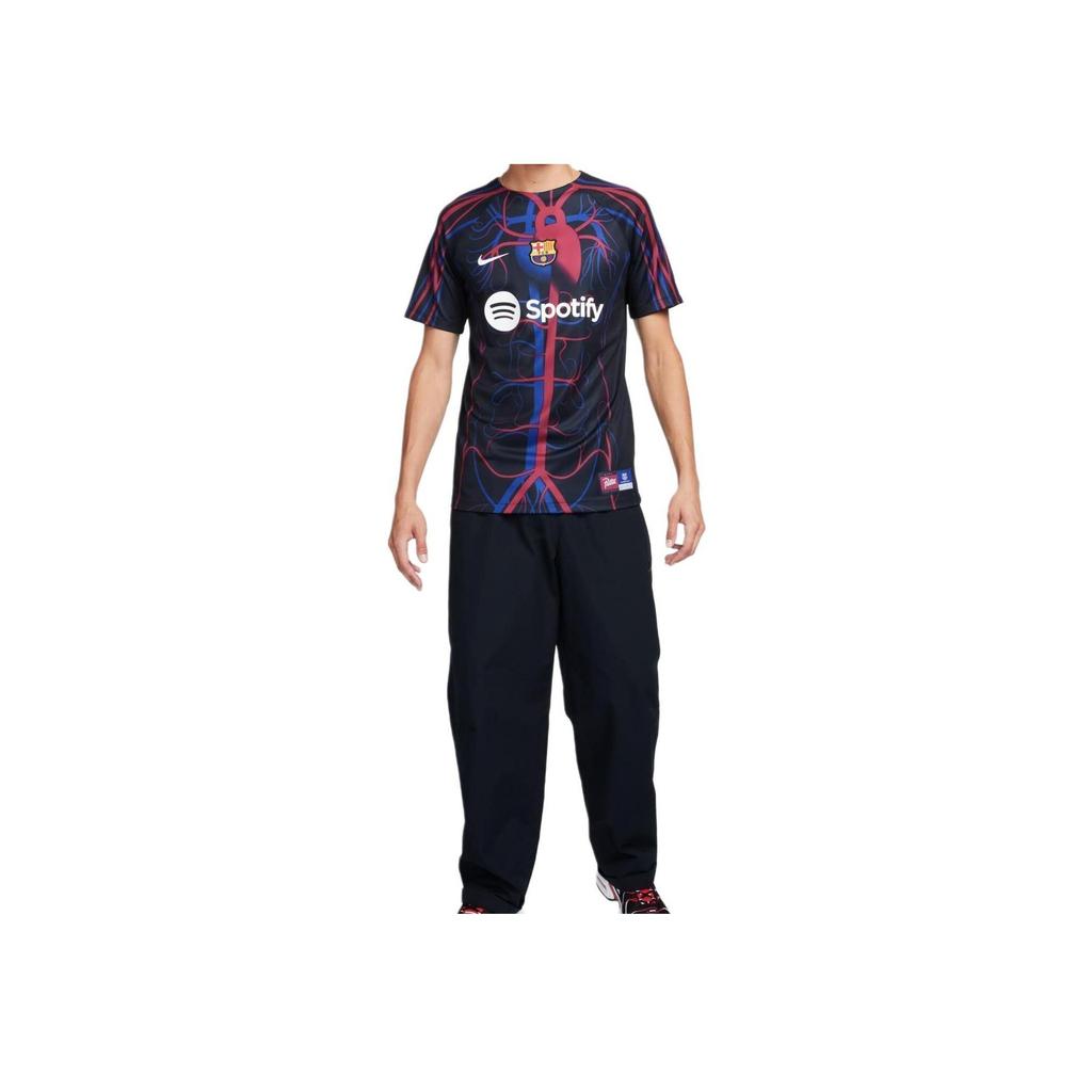 Nike Футболка с коротким рукавом FC Barcelona x Patta Dri-FIT, черная, мужская, FD2372-011