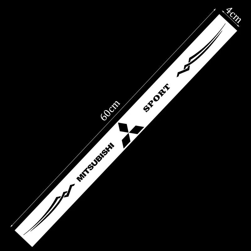 Laser Rainbow Auto Window Graphics Body Sticker Car Accessories for Mitsubishi Pajero Colt Delica Ralliart ASX