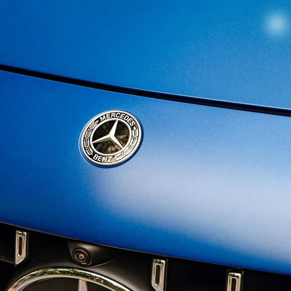 Горячие Автомобильный Логотип Передний Капот Значок Металлический Плоский Значок Аксессуары Для Mercedes Benz AMG E S C A B Класс GLE GLS CLS GLC CLA G