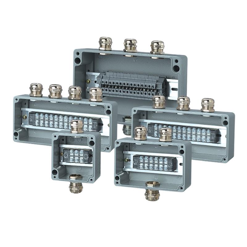 Aluminum Alloy Waterproof Outdoor Junction Box with Terminals