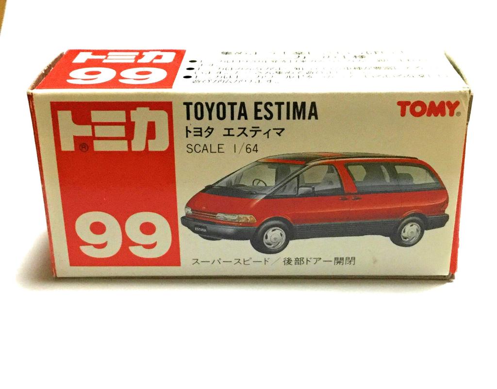 Томика Тойота Эстима Красный №99