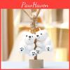 Bear Plush Arctic Backpack Keychain Toy Cute Animal Bag Pendant Decorations