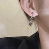 Элегантные корейские серебряные серьги-цепочки с пайетками - стильный дизайн от знаменитостей из Интернета, модный и персонализированный стиль спереди и сзади