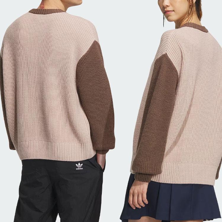 Adidas Классический спортивный свитер Originals, топы унисекс, серо-коричневый IW6287