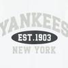 Новая футболка MLB унисекс кремовая New York Yankees 3ATSV0843-50WHS