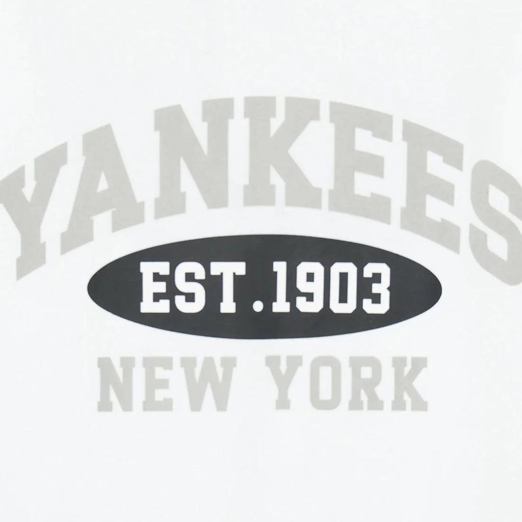 Новая футболка MLB унисекс кремовая New York Yankees 3ATSV0843-50WHS