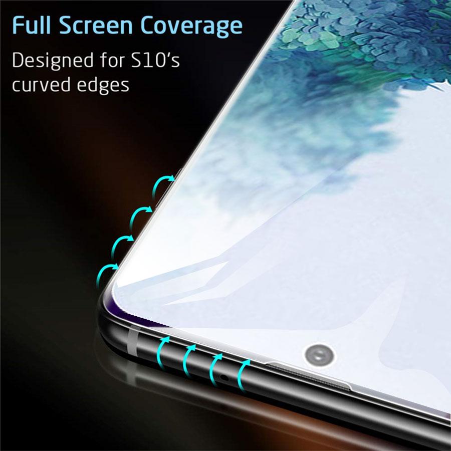 Для Samsung Galaxy S25 S24 S23 S22 S21 S20 Ultra S10 Plus Note 20 Ultra 10 Plus Full Glue Soft Ceramic Screen Protector