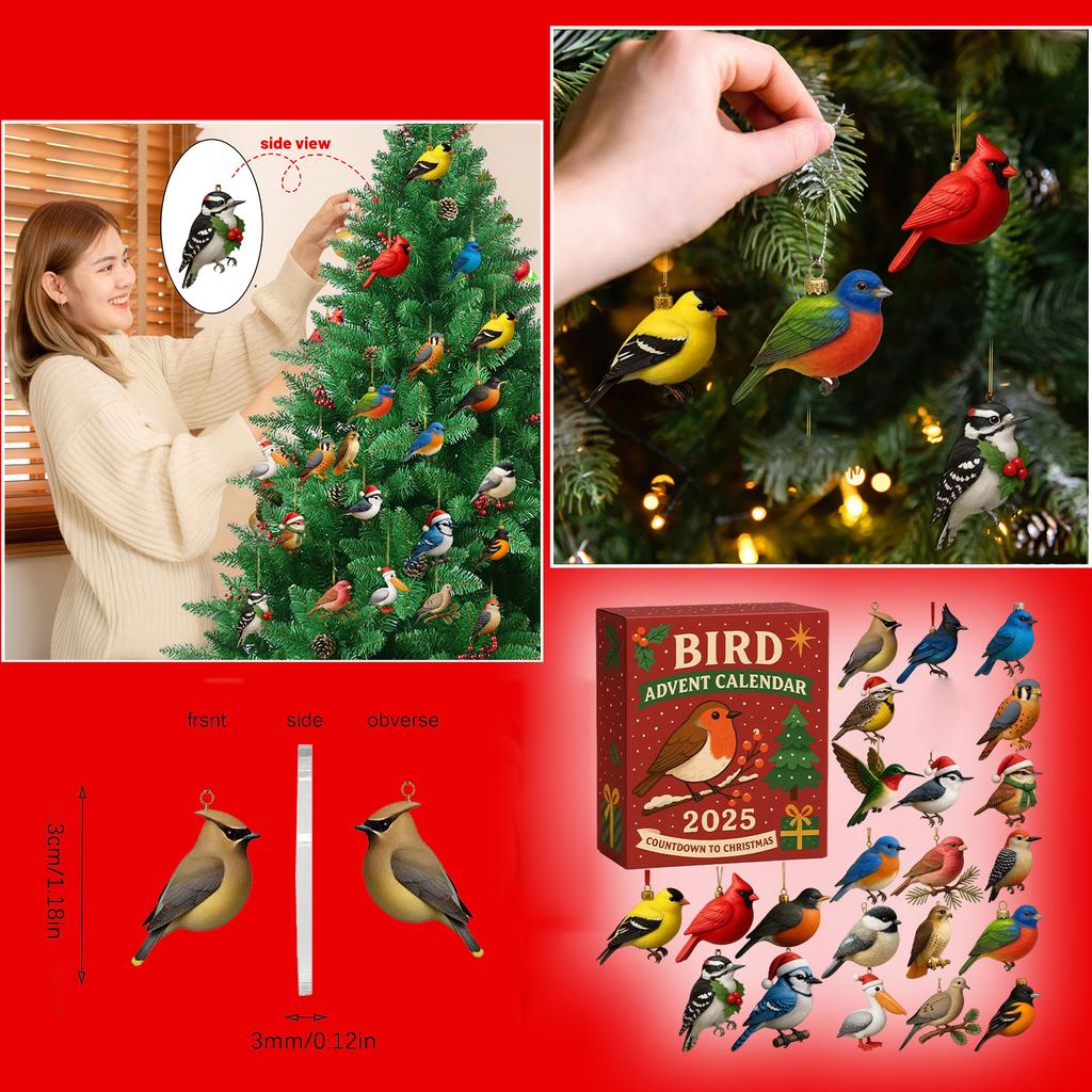 Календарь обратного отсчета включает 24 подарка, календарь обратного отсчета и подарок-сюрприз