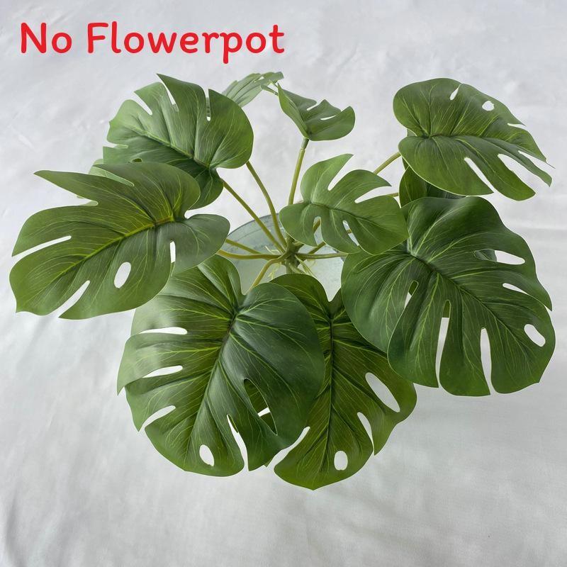 Monstera Leaf Realistic Party Decor Greenery For Home Table Wedding Gift