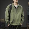 Trendy Brand Outdoor Functional Jacket Men'S Loose Large Size Mountain Retro Half-Pull Tooling Jacket