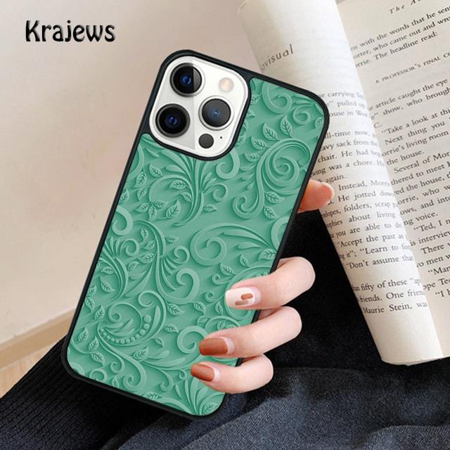3D Flower Relief Soft Phone Case For iPhone 17 Air 16 15 14 Max Plus 11 12 13 Pro Max Phone Cover coque Fundas