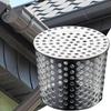 Stainless Steel Filter Mesh Gutter Leaf Debris Mud Trap Guards Drain Pipe Cover Downpipe Guttering System Waterproof