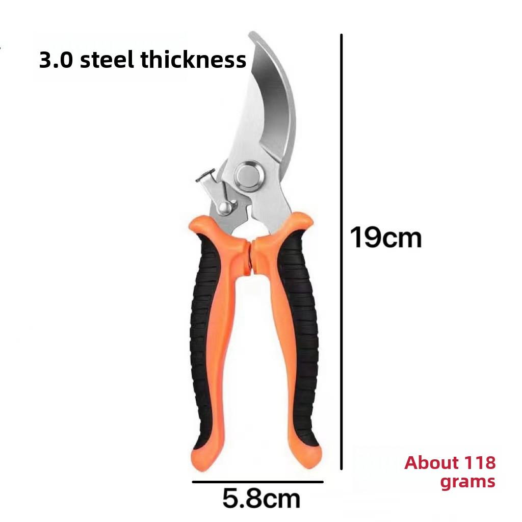 Сверхпрочные садовые секаторы, толщина лезвия 3,0 мм, триммеры для деревьев, кусторезы для сада, цветов и домашнего использования