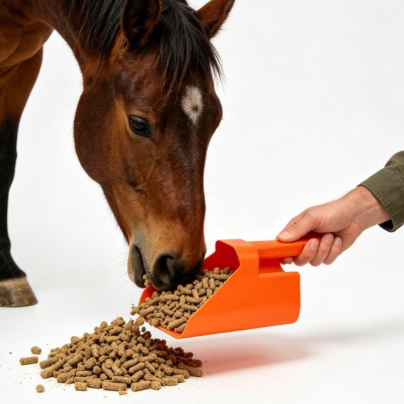 Feed For Horses And Pets With Ergonomic Handle Easy To Clean Random Color