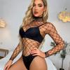Plus Size Sexy Xxxxl Fishnet Bodysuit Costume Women Bodystocking Lingerie for Woman Underwear Body Suit Open Bra Transparent