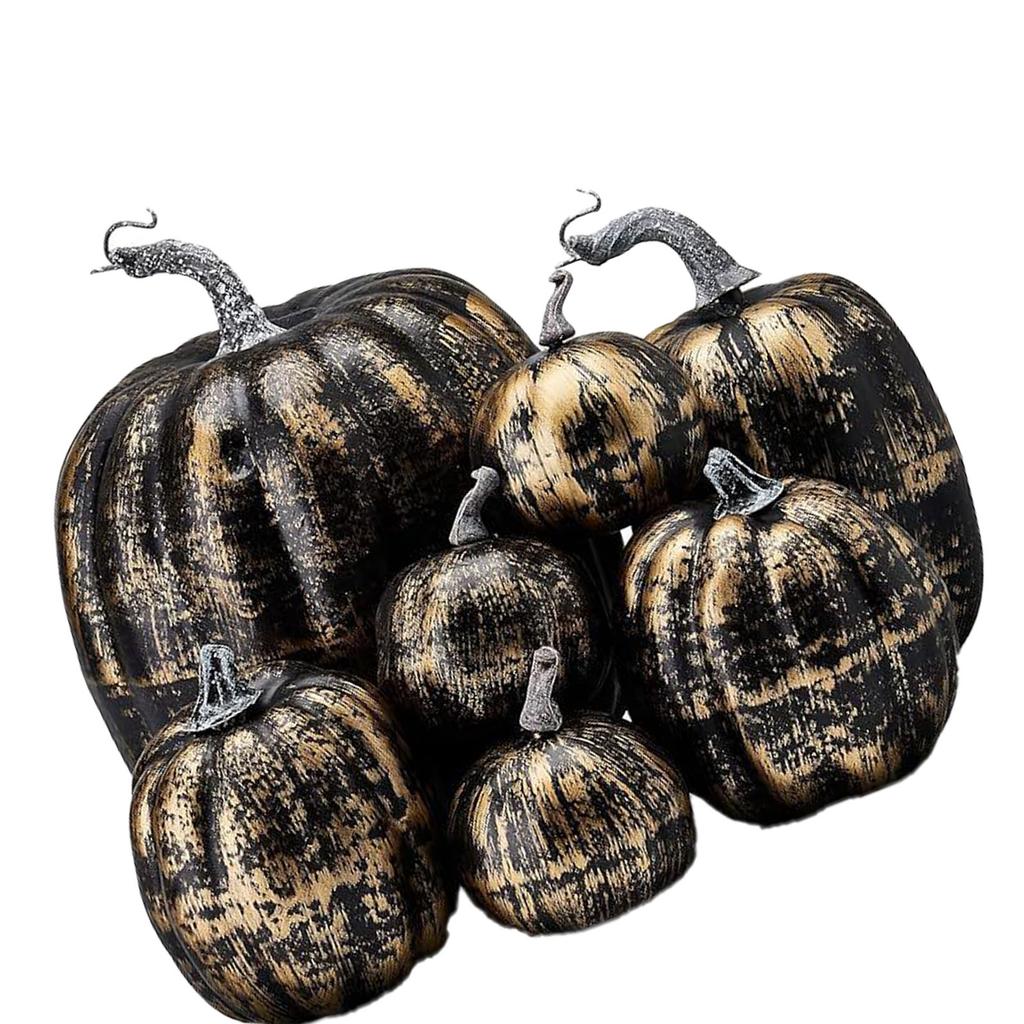 7 шт. Имитация тыквы, глянцевая краска, легкая, креативная, многоразовая, пенопластовая тыква для декора