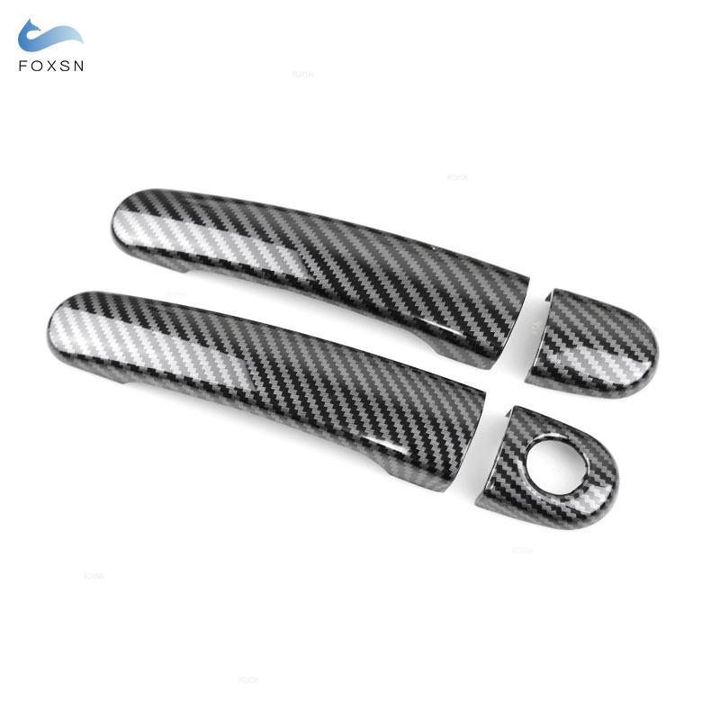 Car-styling Exterior Door Handle Covers Trim For VW Golf 4 Jetta Bora MK4 1999-2004 Rabbit A4 1J Passat B5 1997-2005 Polo Lupo