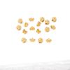 Copper Sand Gold Separated Bead Butterfly Knot Peach Blossom Charm For DIY Jewelry Making Craft Accessories