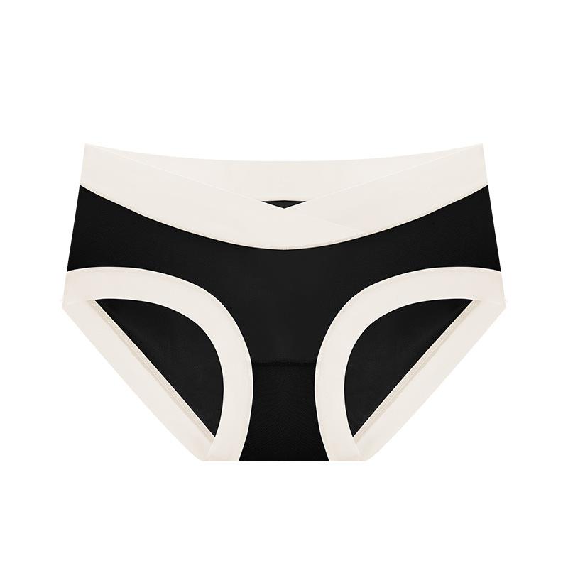 Женские трусы из ледяного шелка и хлопка с низкой талией, бесшовное нижнее белье для беременных большого размера