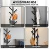 Wall Mounted Coat Rack Metal Vertical Hat Rack Multipurpose Clothes Hanger Rack Home Living Room Storage Rack Easy to Install
