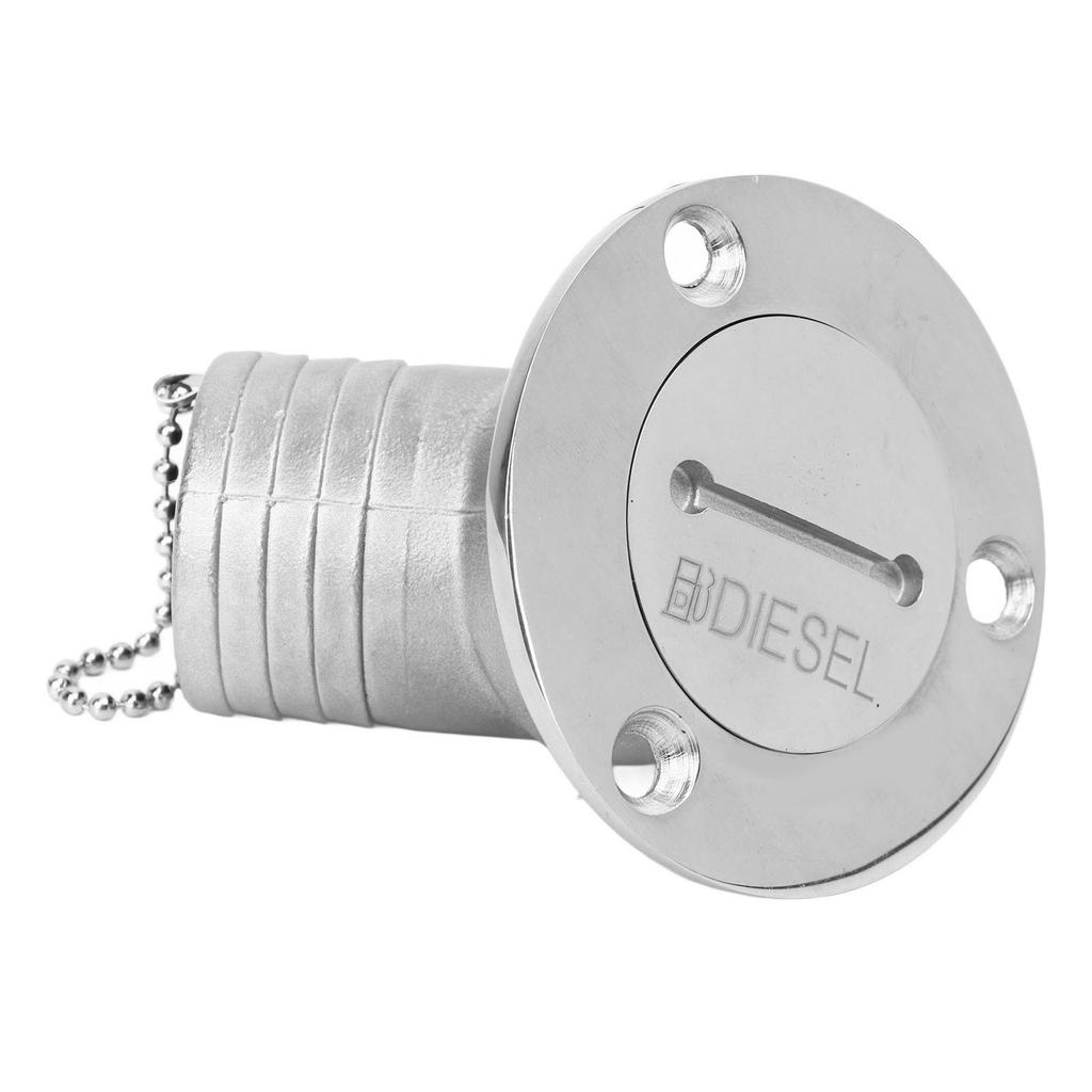 Крышка заливной горловины палубы лодки с ключом Морская фурнитура из нержавеющей стали для яхты, дома на колесах 45 градусов 1,5 дюйма 38 мм ДИЗЕЛЬ