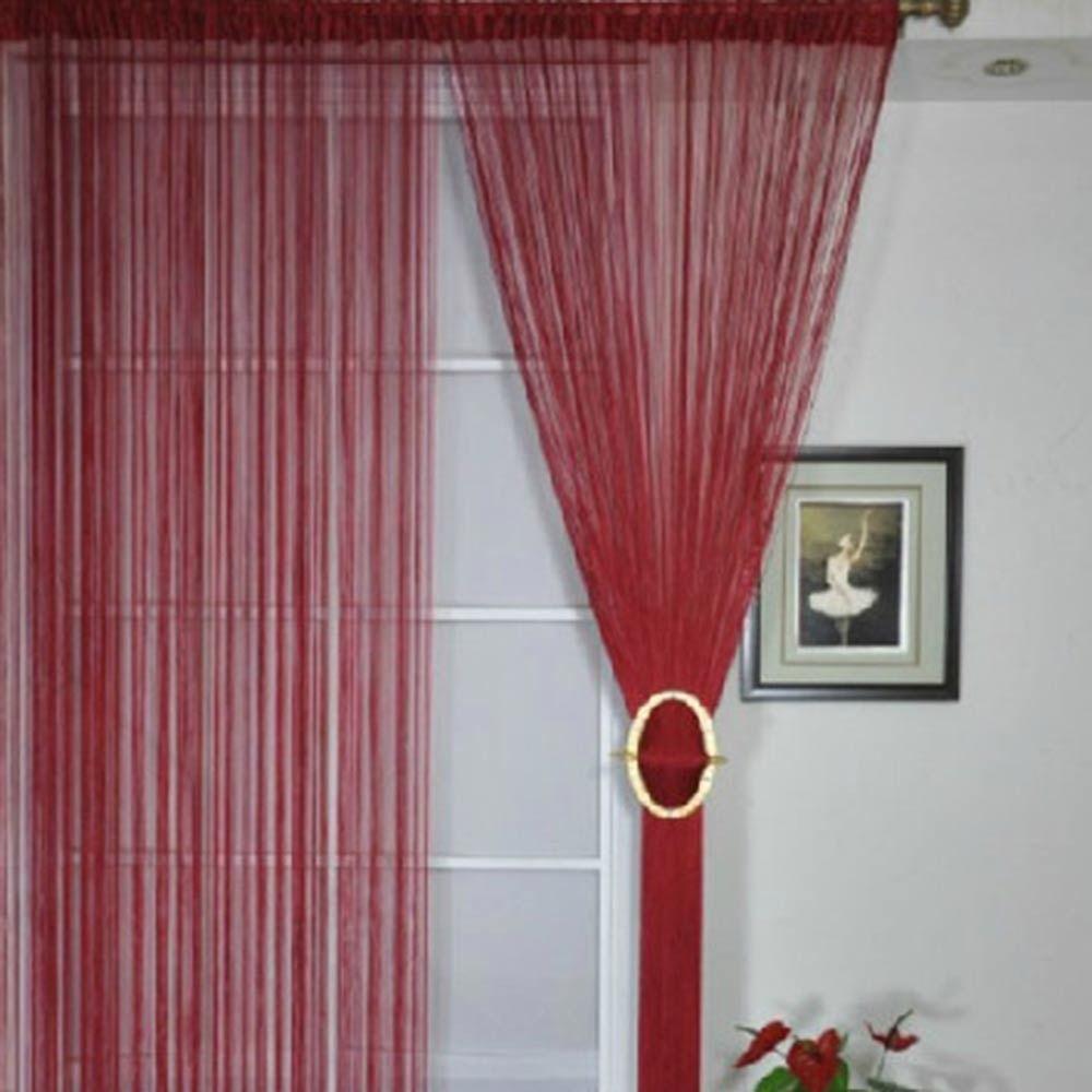 Шторы из нитей шифровального типа 100 см X 200 см, настенные шторы, экранная панель