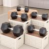 YANBO Hexagonal Rubber-Coated Dumbbells