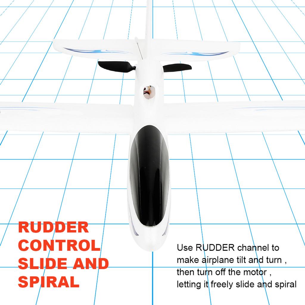 F959S 2.4G 3-канальный 6-осевой гироскоп RC самолет с фиксированным крылом самолет на радиоуправлении(синий )